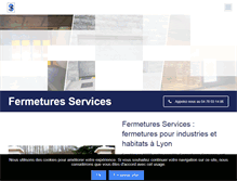 Tablet Screenshot of fermetures-services.com